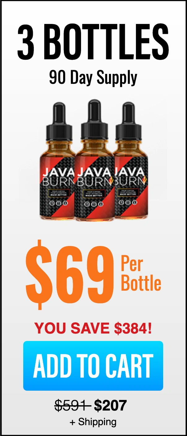 Java Burn 3 bottles — You Save $384!